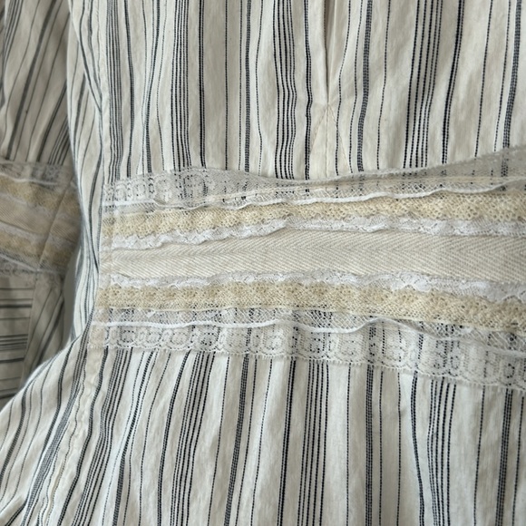 VTG Johnny Was The Melissa Blazer by 3J Workshop Lace Trim Fitted Metal Snaps - Picture 10 of 14